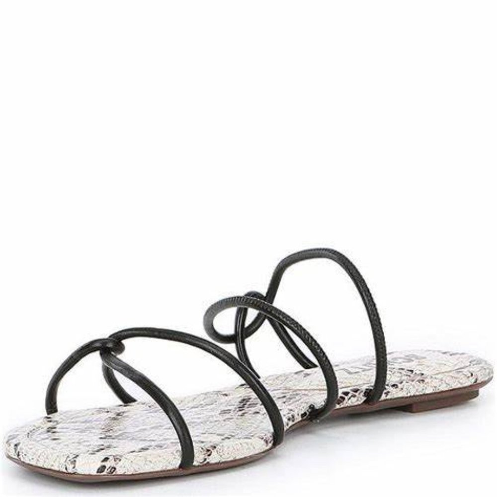 Schutz Aimi Snake Sandal Flat Size 9 B